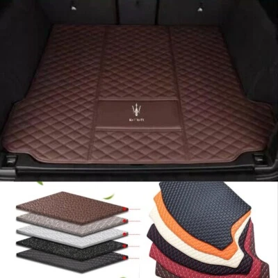 For Maserati GranTurismo Ghibli Levante Grecale Quattroporte Car Trunk Rear Mats - Image 1 of 4