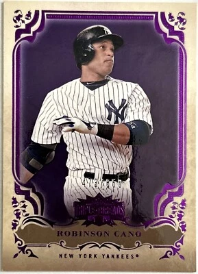 2013 Topps Triple Threads Amethyst /650 Robinson Cano #66 New York Yankees - Image 1 of 2