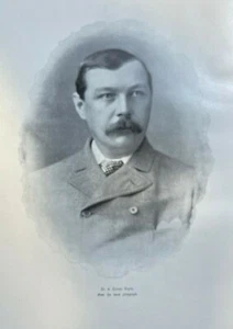 1894 English Novelists Arthur Conan Doyle Robert Louis Stevenson Thomas Hardy - Picture 1 of 5