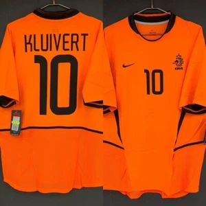 Patrick Kluivert #10 Netherlands 02/03 Jersey L Nike Official New w/ Tag Vintag - Picture 1 of 8