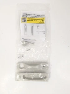 Pella Interior/Exterior Door Handle 03WSD001 w/Hardware OX Champagne New - Picture 1 of 24