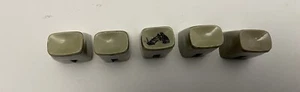 HMV, Radiomobile 200x Car Radio Push Buttons X5 Taupe - Picture 1 of 6