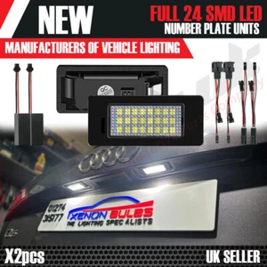 2x Audi Q5 A4 S4 B8 A5 S5 TT 24 LED matrícula luz unidades sin errores - Imagen 1 de 7