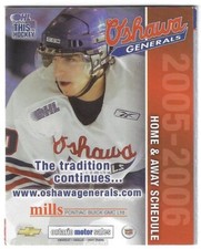 2005-06 Oshawa Generals OHL Hockey Schedule !!! Pizza Pizza & Labatt Blue
