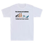 The Democrat Evolution Y'all Went From Sheep To Lab Rats Vintage Men's T-Shirt