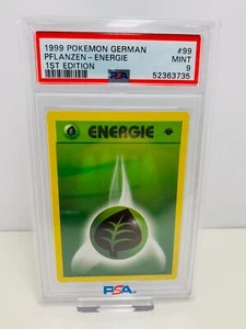 Pflanzen Energie ☆ 99/102 ☆ Base Set ☆ 1. Edition ☆ PSA 9 ☆ - Bild 1 von 2