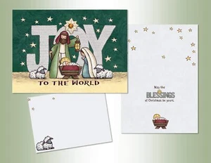 LPG PERFORMING ARTS BOXED CHRISTMAS CARDS Set of 12 hand embellished - Picture 1 of 1