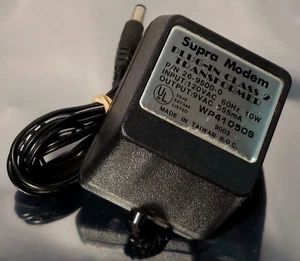 Vintage Supra Modem Plug In Class 2 Transformer P/N 26-9500-0, 120VAC 9VAC 555mA - Picture 1 of 2