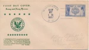 #794 US Naval Academy Annapolis Thermographed Scatchard cachet 2nd Day cover - Picture 1 of 1