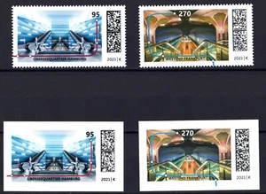 U9766 GERMANY 2021 Subway Stations (III) normal and self adhesive MNH - Picture 1 of 1