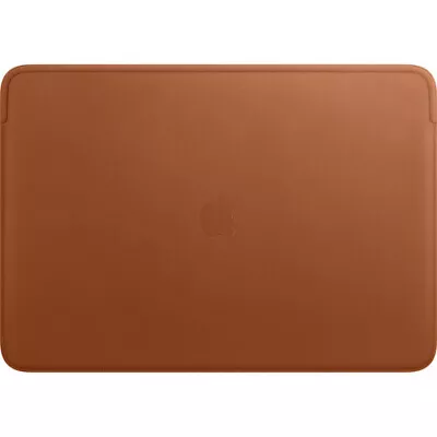 NEW Authentic Apple for MacBook Pro 16" Leather Sleeve Saddle Brown MWV92ZM/A - Image 1 of 4