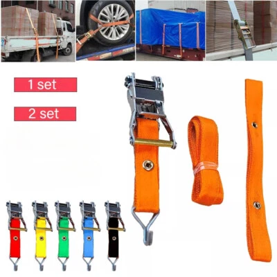 Ratchet Spare Tie Down Strap RC Model Car Trailer Truck Van for 1:10/14 Prop Toy - Image 1 of 4