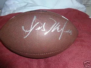 LES MILES LSU TIGERS FÚTBOL AMERICANO WILSON FIRMADO CON CERTIFICADO DE AUTENTICIDAD - Imagen 1 de 3