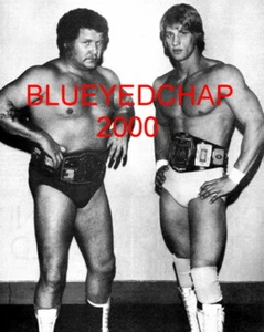HARLEY RACE & KEVIN VON ERICH WRESTLER 8 X 10 WRESTLING PHOTO NWA WWF AWA - Picture 1 of 1