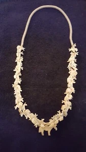 Collar de caballo de hueso de búfalo tallado a mano - Imagen 1 de 6