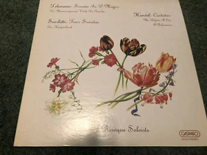 NM LP : Cleveland Baroque Soloists ~ Telemann ~ Scarlatti ~ Handel Gasparo - Picture 1 of 1