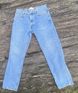 Jeans Levi's 505 regular fit blu denim 34x34 - Foto 1 di 14