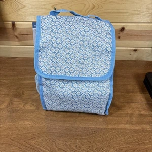 Manna~4 Piece Lunch Kit~Blue Daisy~Great for School - Picture 1 of 4