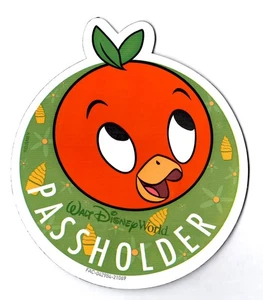 Disney Jahreskartenetui orange Vogel Magnet rund - 1 - Bild 1 von 1