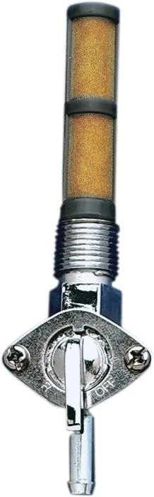 Harley Davidson DS Late-Style Fuel Petcock 3/8" cromo recto #139564 Foto 1 de 1