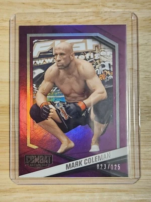 Mark Coleman 2025 Panini Combat Anthology NCAA MMA Purple Parallel /125 - Image 1 of 2