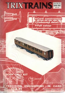5 packets of Trix Trains Gresley Coach. Body Only Kit. Card Construction. - Picture 1 of 2