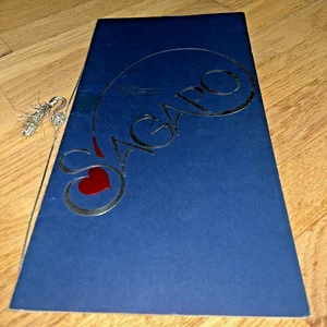 1980 SAGAPO RESTAURANT AND SUPPER CLUB Menu New York - Picture 1 of 10