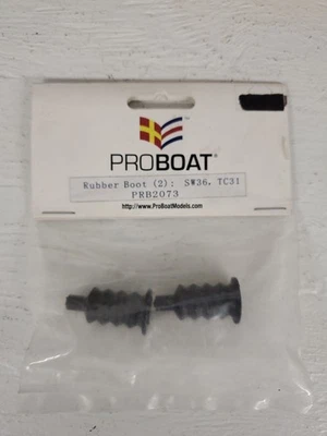 PROBOAT RUBBER BOOT (2) PRB2073 NEW OLD INVENTORY SW36 TC31 Look And Read  - Image 1 of 4