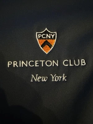 Princeton Club New York Vest Men's Size Medium Full Zip Blue Johnnie-O - Image 1 of 4