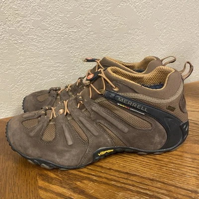 Туфли туристические уличные Merrell Chameleon II эластичные мужские 13 коричневые Trail Gore Tex - Изображение 1 из 4