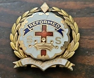 Vintage Methodist SS Sonntagsschule Anstecknadel - Bild 1 von 2