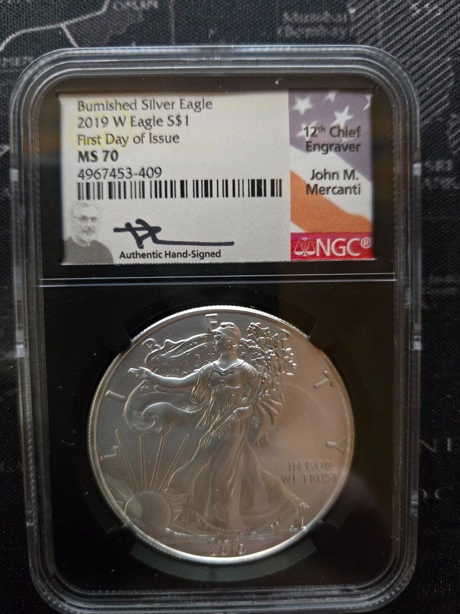 トランプ シルバーイーグル 銀貨 2019 アメリカ NGC MS70 トランプ シルバーイーグル 銀貨 2019 アメリカ NGC MS70 美術品