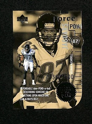 1998 UD #DG30 Define the Game Quantum Silver Keenan McCardell Jaguars 1036/1500 - Image 1 of 2
