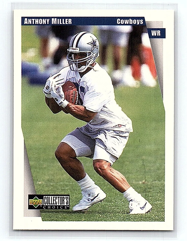 1997 Collector's Choice Anthony Miller Dallas Cowboys #456 - Image 1 of 2