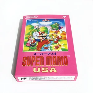 SUPER MARIO BROS. 2 USA - Empty box Famicom replacement spare case with tray - Picture 1 of 6