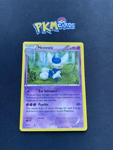 Pokemon Juego de Cartas Coleccionables Meowstic Flashfire 43/106 Cracked Ice Holo Raro LP. - Imagen 1 de 3
