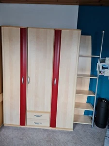 Bett & Schränke - Jugendzimmer - Wellemöbel - Ahorn - TOP - Bild 1 von 16