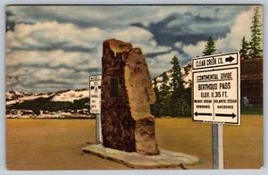 Continental Divide Berthoud Pass US 40 Hwy Vintage PostCard - C4 - Picture 1 of 2