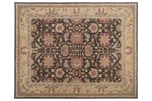 Brandon Brown Tufted Wool Handmade Area Rug Carpet for Home, Bedroom Living Room - Picture 1 of 9