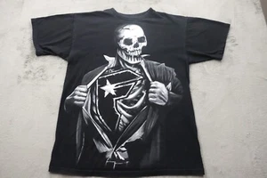 T-Shirt Famous Stars and Straps mittelschwarz gebrauchtes Skelett - Bild 1 von 6
