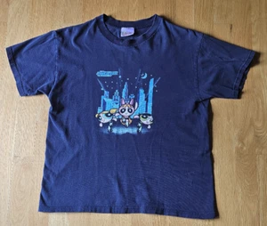 Rare Vintage 1990s Powerpuff Girls T Shirt - Girl's Size L - Cartoon Network - Picture 1 of 4