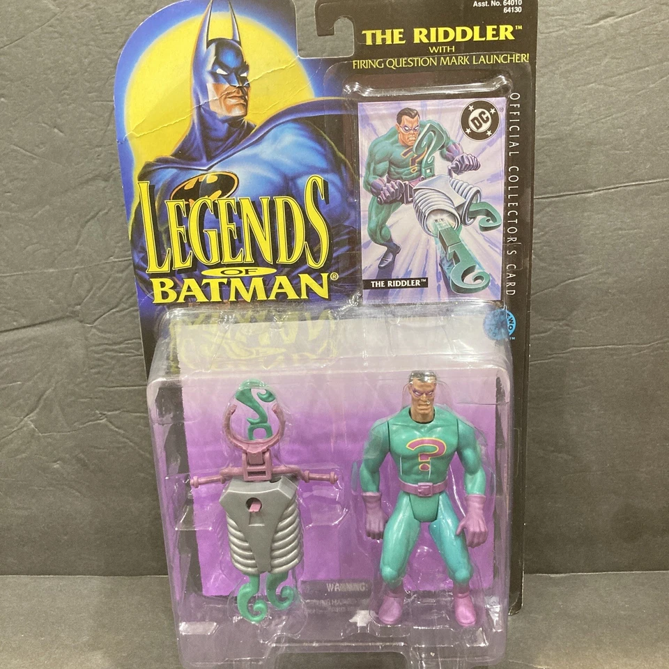 Kenner The Riddler with Firing Question Launcher Legend of Batman Action Figure