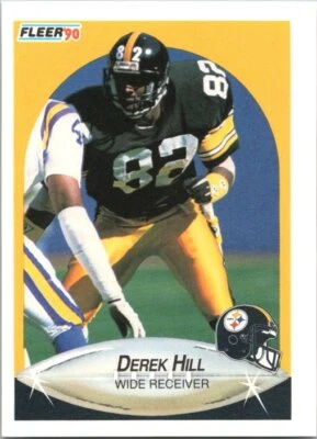 1990 Fleer -   RC  #142 Derek Hill - Image 1 of 2