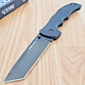 Cold Steel Recon 1 Folding Knife 4" CPM S35VN Steel Blade Black G-10 Handle - Picture 1 of 12