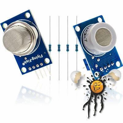 MQ135 MQ8 MQ7 MQ6 MQ5 MQ4 MQ3 Luft Gas CO2 Sensor Modul 5V 3,3V Out 1V ADC Set - Bild 1 von 2