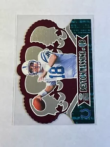 Peyton manning 2000 Crown Royale Red Foil SP Die Cut #42 Indianapolis Colts - Picture 1 of 2