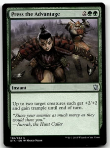 Magic The Gathering Press the Advantage Dragons of Tarkir 196/264 regular poco común - Imagen 1 de 1