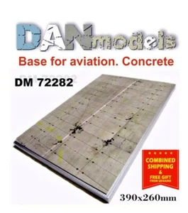 STAND FOR MODELS. SUBJECT: CONCRETE. AIRCRAFT PARKING 1/72 DAN MODELS 72282 - Picture 1 of 12