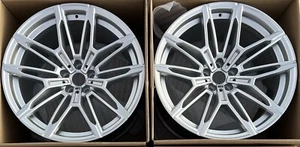 Set of TWO BRAND NEW REAR 20” OEM BMW G87 M2 2023 2024 Silver 930M Wheels Rims! - Picture 1 of 16