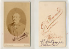 Raynaud, Anvers, monsieur Montigny CDV vintage albumen carte de visite Tirag